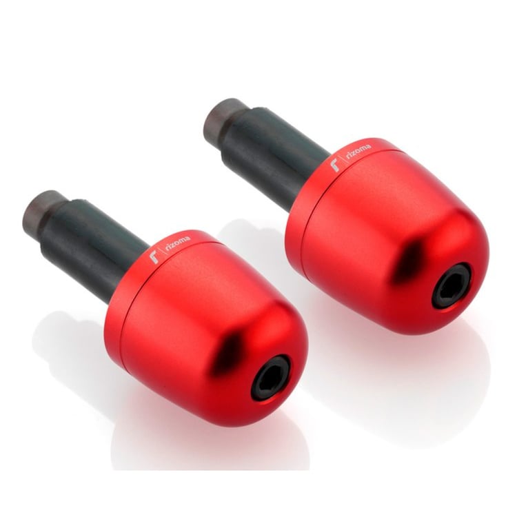 Rizoma 22mm Handlebars Red Bar Ends