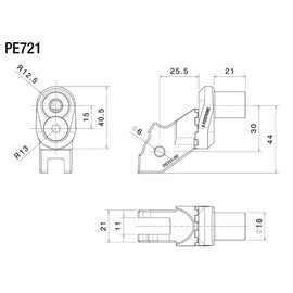 Rizoma Eccentric Rider Peg Adapters