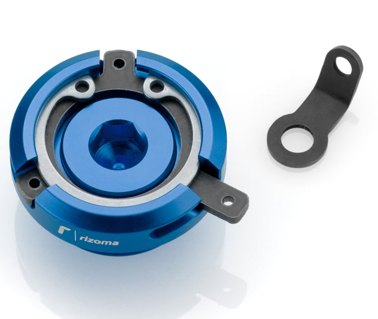 Rizoma TP008 M20x2.5 Blue Oil Filler Cap