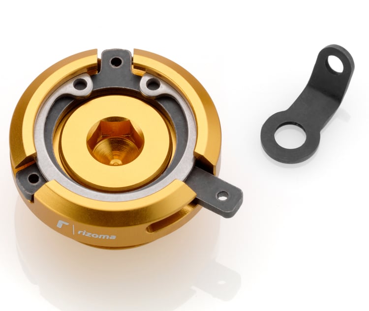 Rizoma TP013 M30x1.5 Gold Oil Filler Cap