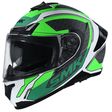 Load image into Gallery viewer, SMK Typhoon RD1 (MA186) Helmet - Matt White Green Grey