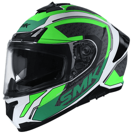 SMK Typhoon RD1 (MA186) Helmet - Matt White Green Grey