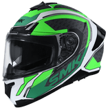 SMK Typhoon RD1 (MA186) Helmet - Matt White Green Grey