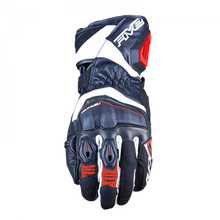 Load image into Gallery viewer, Five RFX-4 EVO Racing Gloves - Black/White/Red