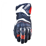 Five RFX-4 EVO Racing Gloves - Black/White/Red