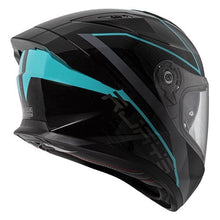Load image into Gallery viewer, RJAYS APEX IV HELM RAKER BLK/GRY/AQUA