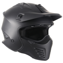 Load image into Gallery viewer, RXT Warrior 2 Solid Matte Black Helmet