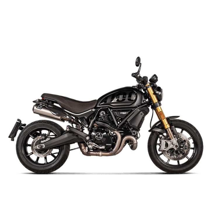 Akrapovic Ducati Scrambler 1100 Titanium Slip-On Exhaust System