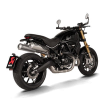 Load image into Gallery viewer, Akrapovic Ducati Scrambler 1100 Titanium Slip-On Exhaust System