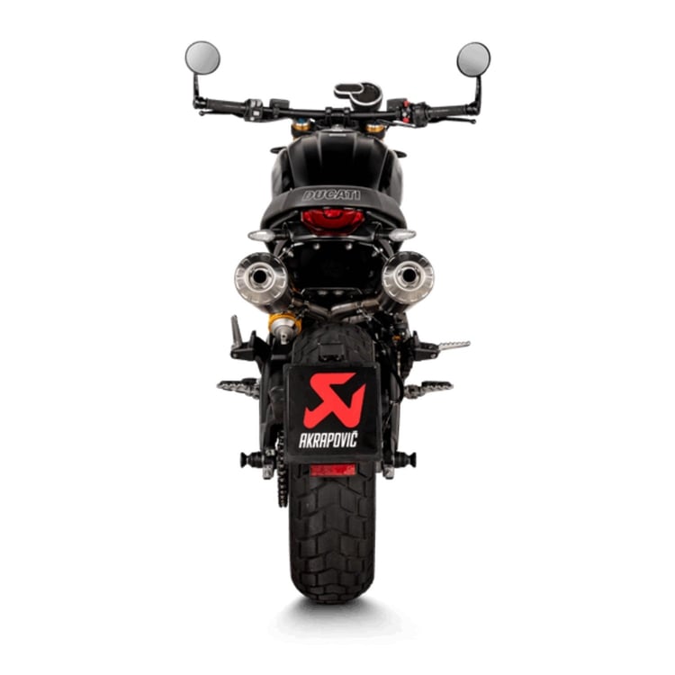 Akrapovic Ducati Scrambler 1100 Titanium Slip-On Exhaust System