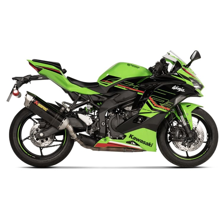 Akrapovic Kawasaki ZX-4R Carbon Slip-On Exhaust