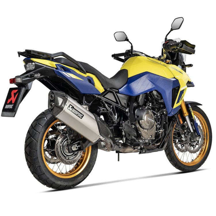 Akrapovic Suzuki V-Strom 800 DE Titanium Slip On Exhaust