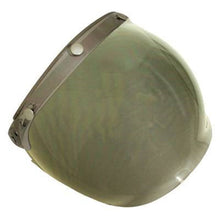 Load image into Gallery viewer, Scorpion Flip Up 3 Stud Universal Bubble Visor - Light Tint With Gold Mirror