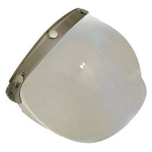 Load image into Gallery viewer, Scorpion Flip Up 3 Stud Universal Bubble Visor - Dark Tint With Silver Mirror