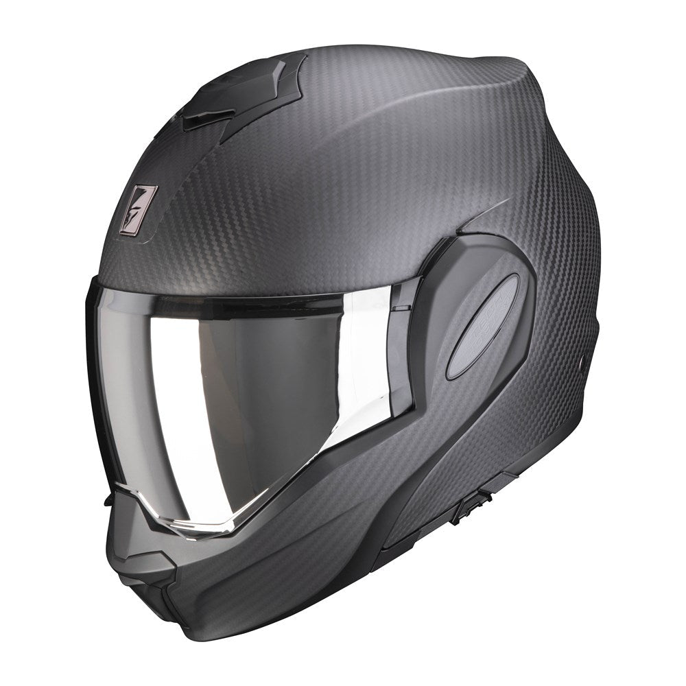 Scorpion EXO Tech Evo Carbon Solid Helmet - Matte Black