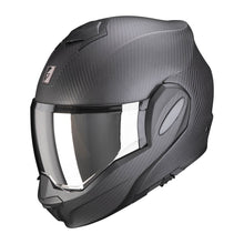 Load image into Gallery viewer, Scorpion EXO Tech Evo Carbon Solid Helmet - Matte Black