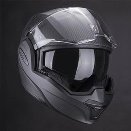 Scorpion EXO Tech Evo Carbon Solid Helmet - Matte Black