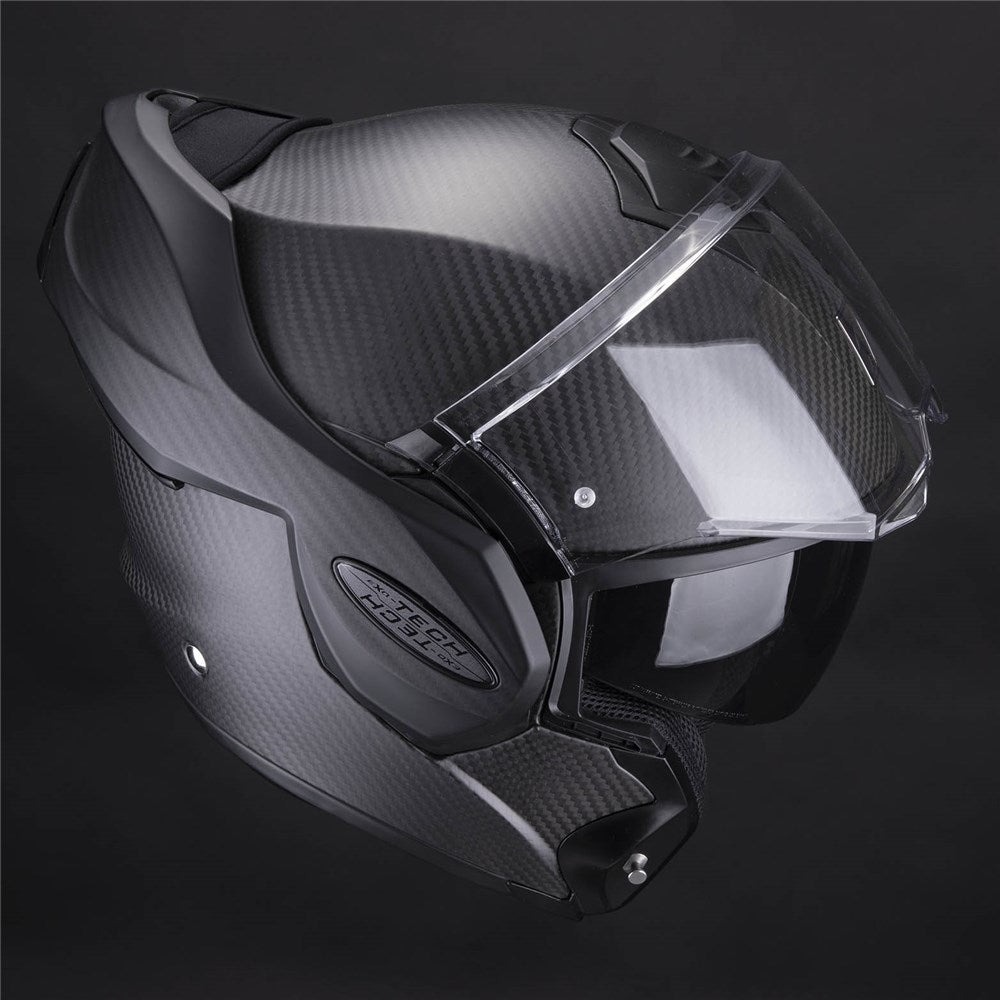 Scorpion EXO Tech Evo Carbon Solid Helmet - Matte Black