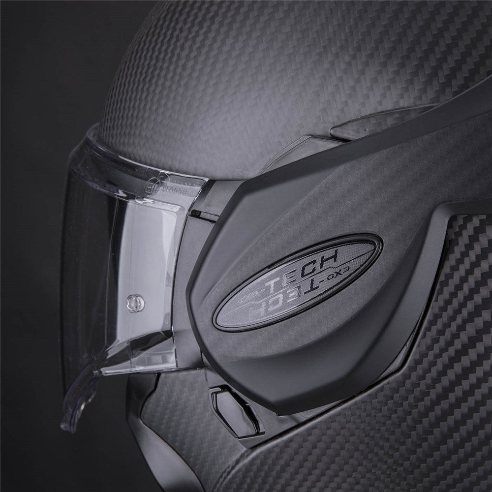 Scorpion EXO Tech Evo Carbon Solid Helmet - Matte Black