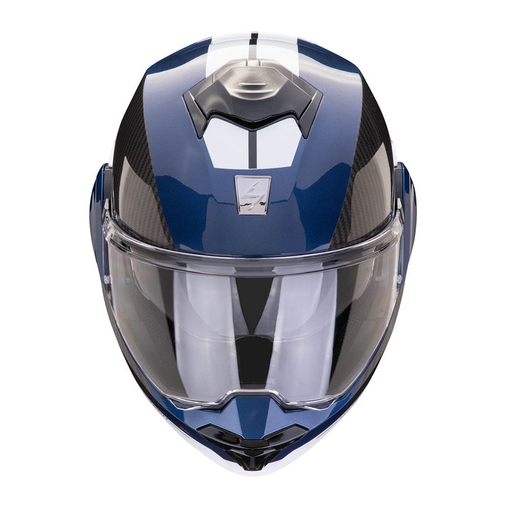 Scorpion EXO Tech EVO Team Helmet - Blue/Black/White