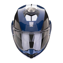 Load image into Gallery viewer, Scorpion EXO Tech EVO Team Helmet - Blue/Black/White