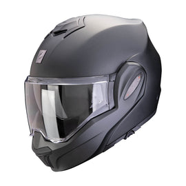 Scorpion EXO Tech EVO Pro Solid Helmet - Matt Pearl Black