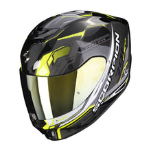 Load image into Gallery viewer, Scorpion EXO EXO-391 Haut Helmet - Black/Silver/N-Yellow