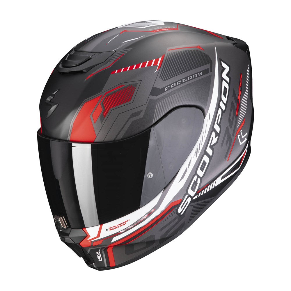 Scorpion EXO EXO-391 Haut Helmet - Matt Black/Silver/Red