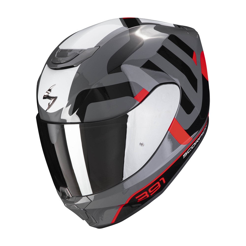 Scorpion EXO EXO-391 Arok Helmet - Grey/Red/Black