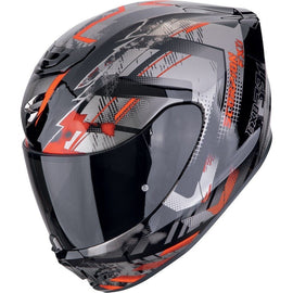 Scorpion EXO 391 Clutter Helmet - Black/Red
