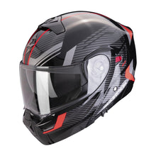 Load image into Gallery viewer, Scorpion EXO Exo-930 Evo Sikon Helmet - Metal/Black/Silver/Red