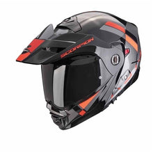 Load image into Gallery viewer, Scorpion Exo ADX-2 Galane Helmet - Silver/Black/Red