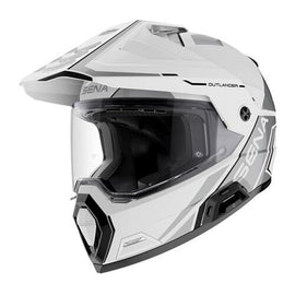 Sena Outlander Smart Adv Dual-Sport Helmet Gloss White