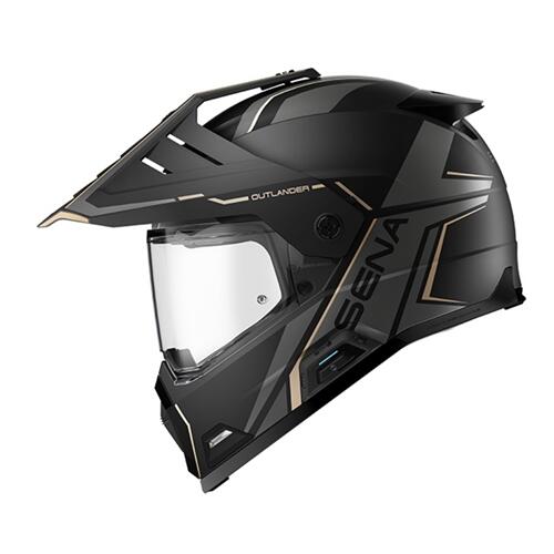 Sena Outlander Smart Adv Dual-Sport Helmet Matte Black