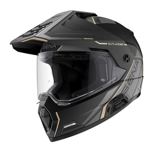 Sena Outlander Smart Adv Dual-Sport Helmet Matte Black