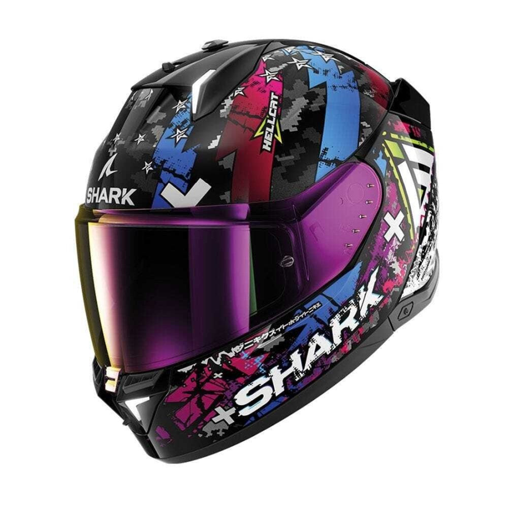 SHARK SKWAL i3 HELLCAT BLK/BLU + VISOR (XS) # [ONC01