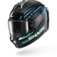 Load image into Gallery viewer, Shark Skwal i3 Light-Blur Full Face Helmet – Black/Blue/Green
