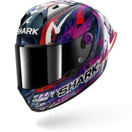 Shark Aeron-GP FIM Racing #1 Zarco Signature Replica Helmet - Blue/White/Violet