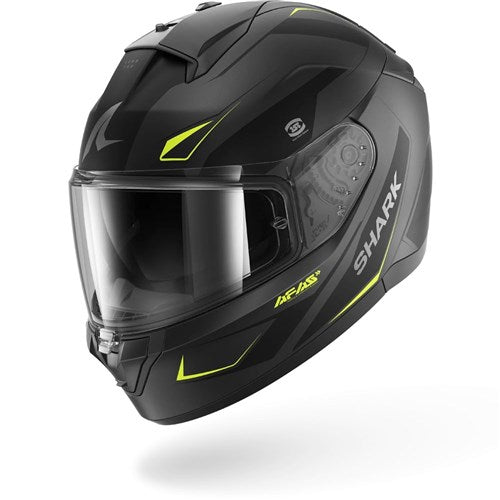 Shark Ridill 2 Mekarium Full Face Helmet - Matte Anthracite/Yellow