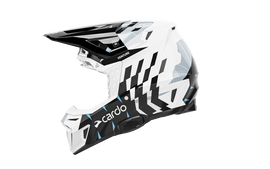 CARDO VENTURE MOTOCROSS HELMET (UCS/DMC) - WHITE/BLACK
