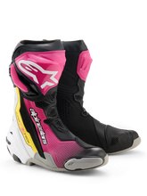 Load image into Gallery viewer, Alpinestars Supertech R V2 Boots Magenta White Yellow