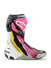 Load image into Gallery viewer, Alpinestars Supertech R V2 Boots Magenta White Yellow
