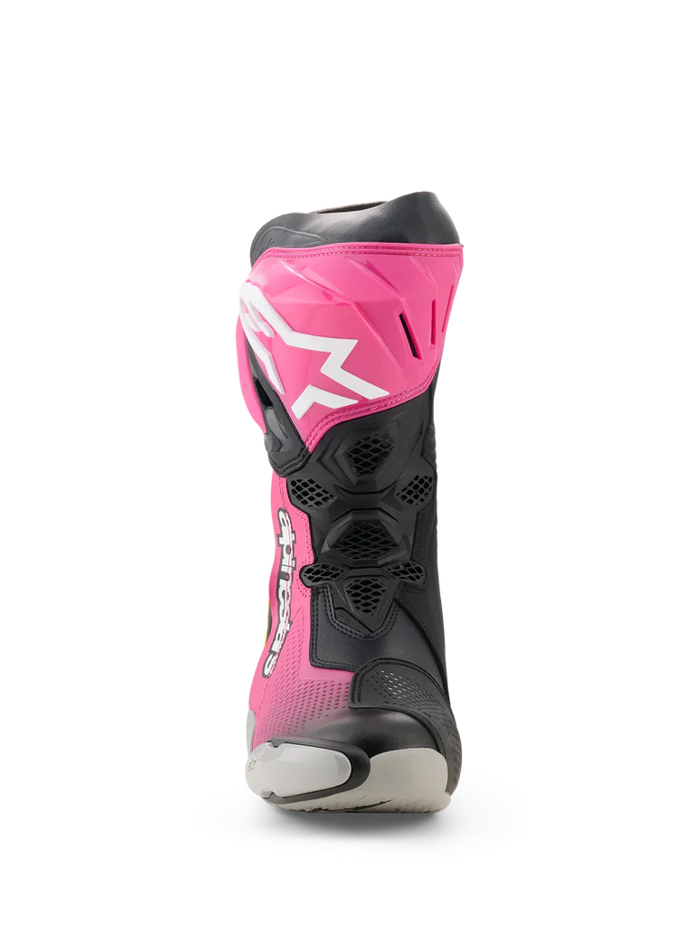 Alpinestars Supertech R V2 Boots Magenta White Yellow