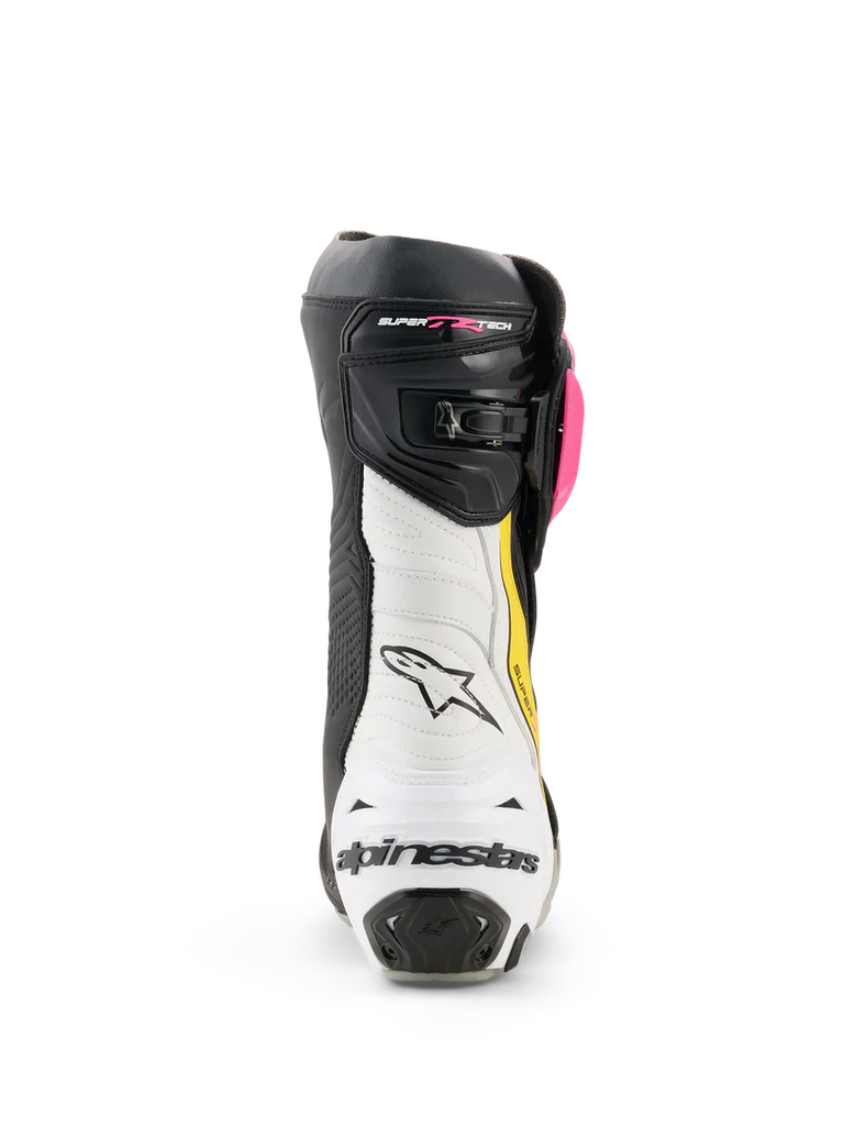 Alpinestars Supertech R V2 Boots Magenta White Yellow
