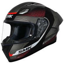 Load image into Gallery viewer, SMK Stellar Sport Flight (GL236) Full Face Helmet - Black/Red/Grey