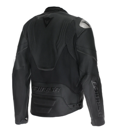 Dainese Racing 5 Perforated Leather Jacket - Black
