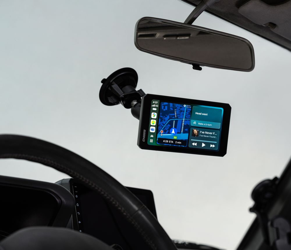 Chigee Suction Cup Quick Release Car Mount Kit - Black