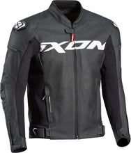 Load image into Gallery viewer, Ixon Sparrow Leather Jacket - Black/White
