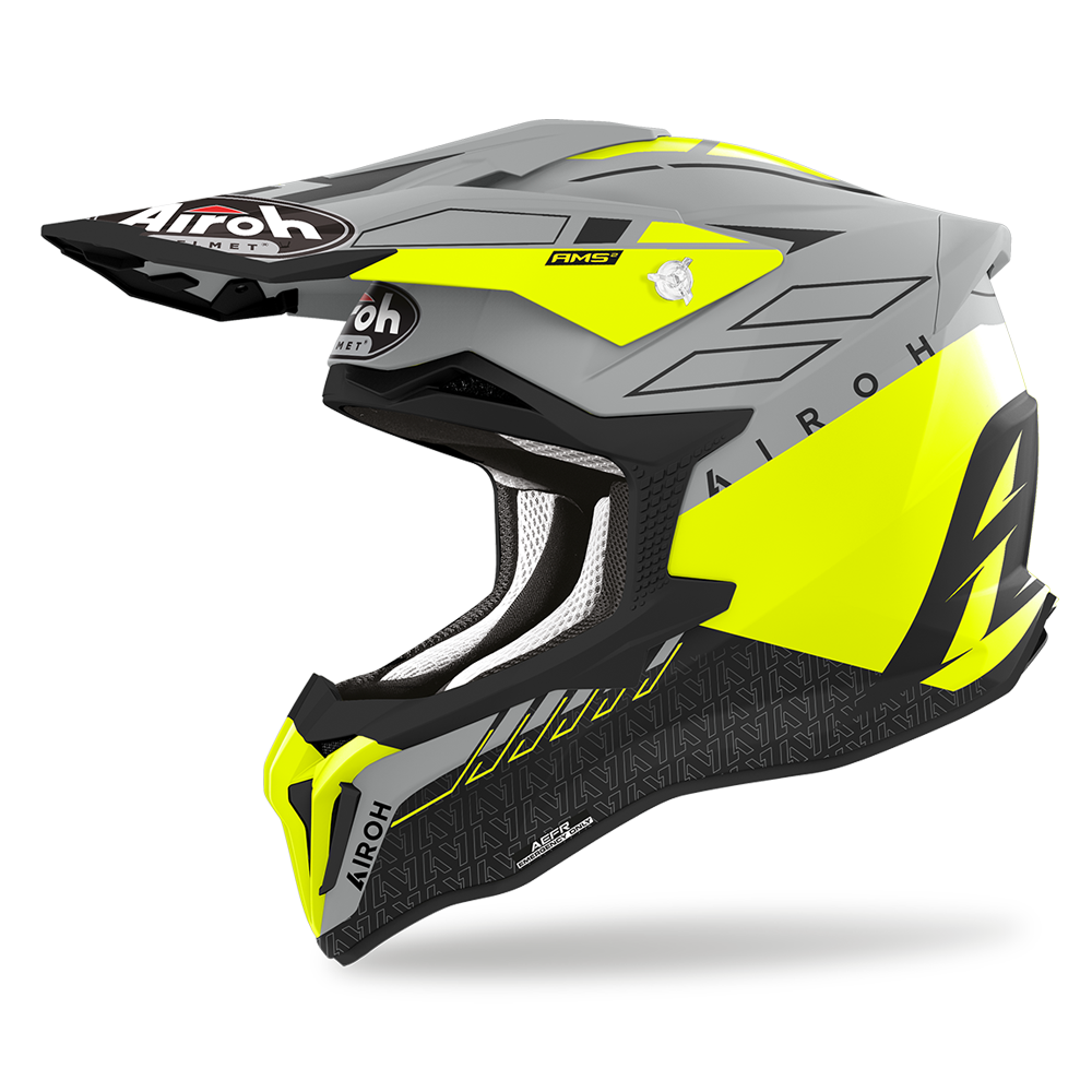 Airoh Strycker ‘Skin’ Helmet - Yellow Matt