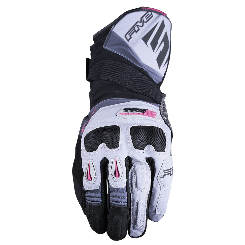 Five TFX-2 Waterproof Gloves - Grey/Grey/Pink